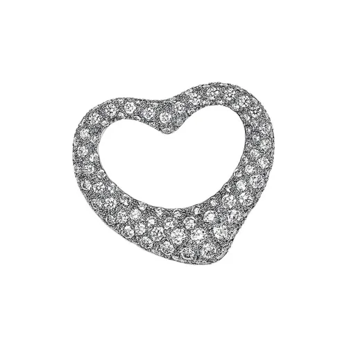 TIFFANY CO. Elsa Peretti® Платина Броши Унисекс Серебряный