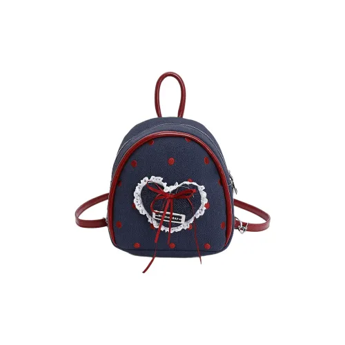 Miss Angel ПУ (полиуретан) Рюкзак Стандартный Женский Синий