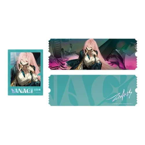 MIHOYO Frequency Modulation Imaging Коллекция Луна Городской Willow Голографические билеты