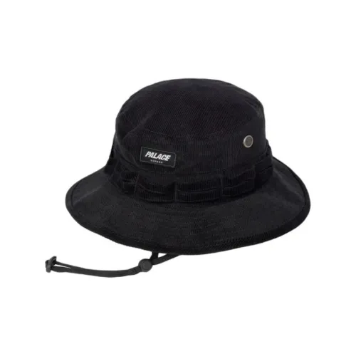 PALACE Cotton Bucket Hats Унисекс Черный