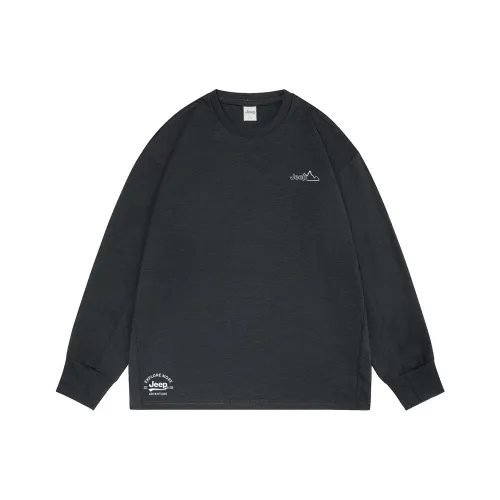 JEEP Длинный рукав Т-рубашка Унисекс
