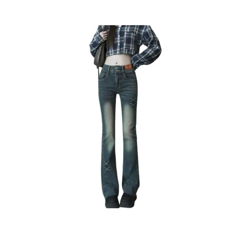 7 SEVFUN Винтажные синие женские джинсы