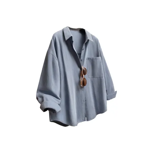 Cypress House Синий Женские Рубашки