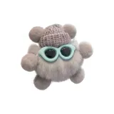 Серый угольный шар