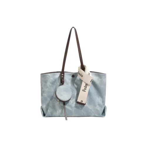 PESASRIE Сумка Tote из микрофибры сумка для покупок сумка через плечо женская синяя