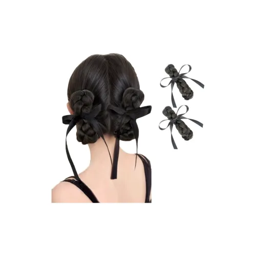 YUNQING Лента Бант Sweetheart Аксессуар для волос Парики Женские Высокая температура Пряжа Булочка