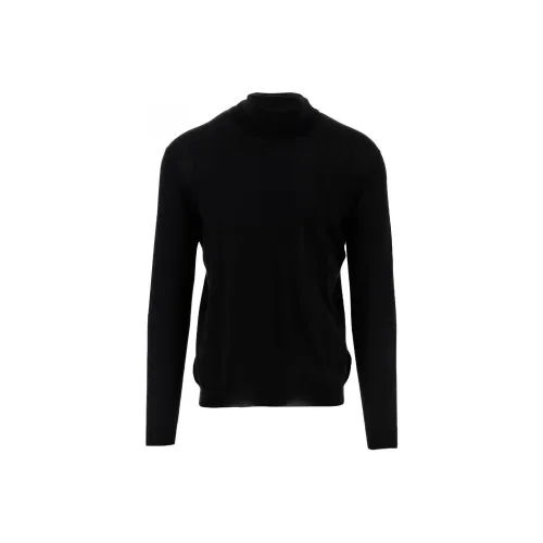 MALO Черные Мужские Свитера