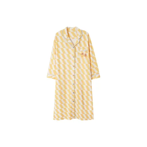 MIIOW Желтые Женские Ночные сорочки