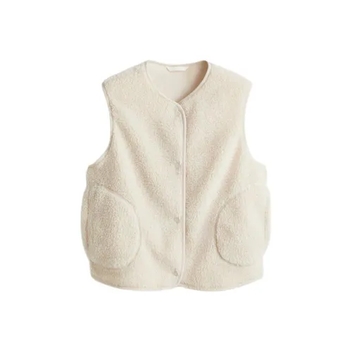 H M Light Beige Women's Tank Tops H M Светло-бежевые женские майки