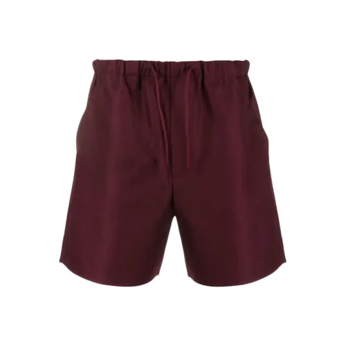Valentino Повседневные шорты Мужские Темно-красные
