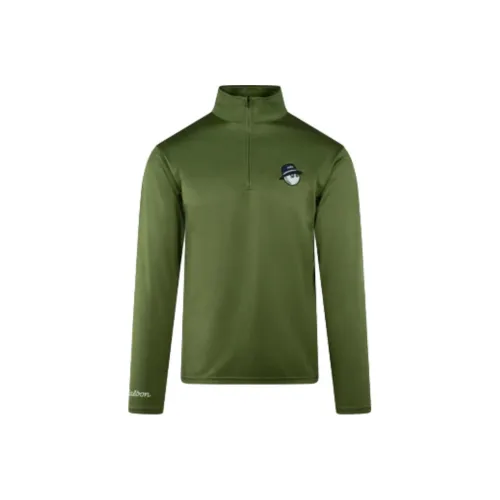 Malbon Golf Collaboration Шалфейно-зеленая мужская футболка T