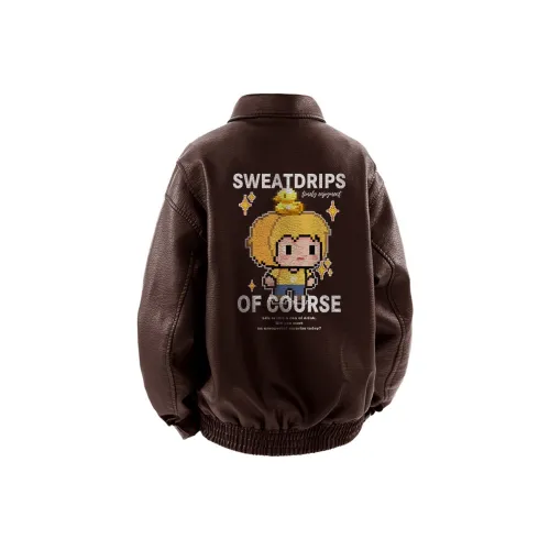 Qnxeey Унисекс Кожаные Куртки