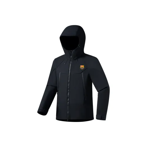 FCB ARCELONA Водонепроницаемый Ветрозащитный Устойчивый к истиранию Термическая ветровка Унисекс