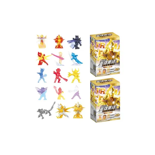 KAYOU Ultraman Hero Сборка Украшение сборкой Коллекция Слепые коробки Один Mystery Коробка Целая коробка 12 шт