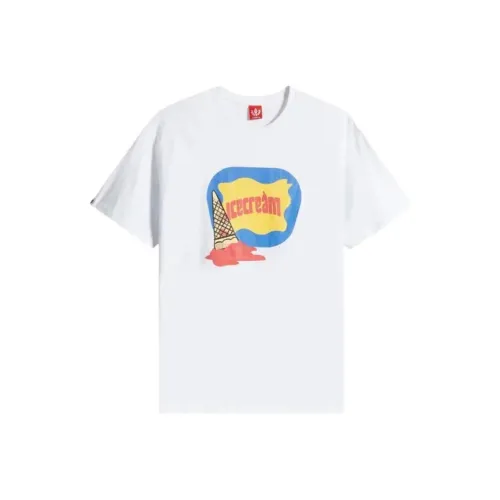 Мороженое Белый Унисекс T-рубашки