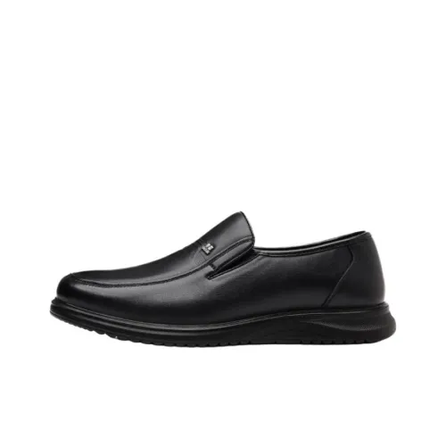 SHOUBA Мужская повседневная обувь низкий топ черный мужской