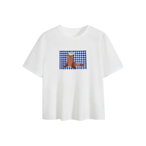 KUOSE Белый Женские T-рубашки