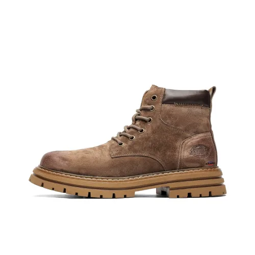 GEANC ботинки Martin коричневые мужские