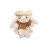 Вязаная модель, кружево, юбка - коричневый