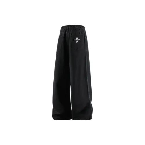 PENTAGONAL HEART Черные Мужские Джинсы