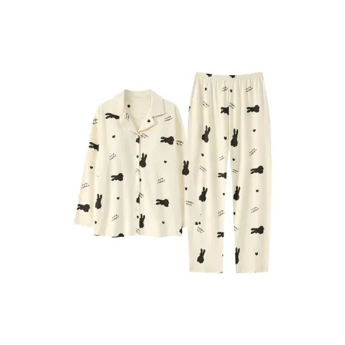 Pretty lady Экрю Женские Пижамные комплекты