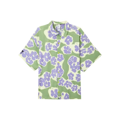 Nike Зеленый Желтый Мужские Рубашки