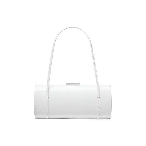 MICHAEL KORS Natalie Кожаная Цилиндрическая Сумка Плечевая Сумка Женская Белая