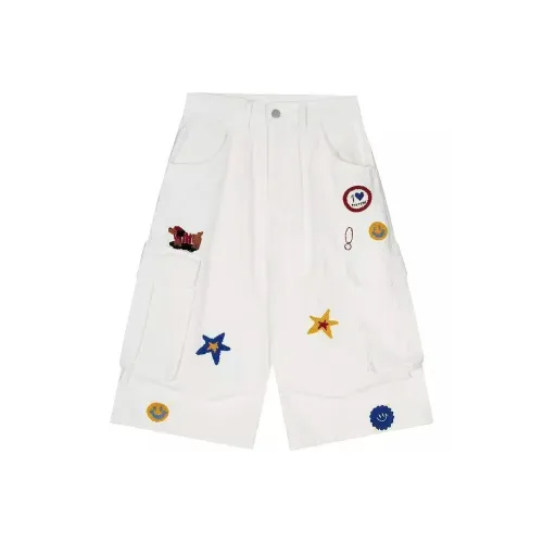 MEIKE Белые Унисекс Повседневные Шорты