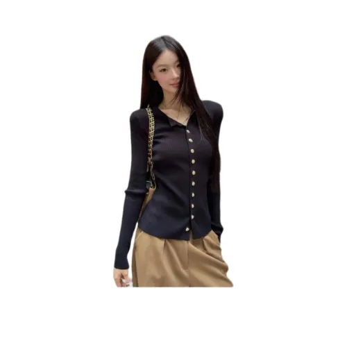 HKPXR Черный Женский Трикотаж