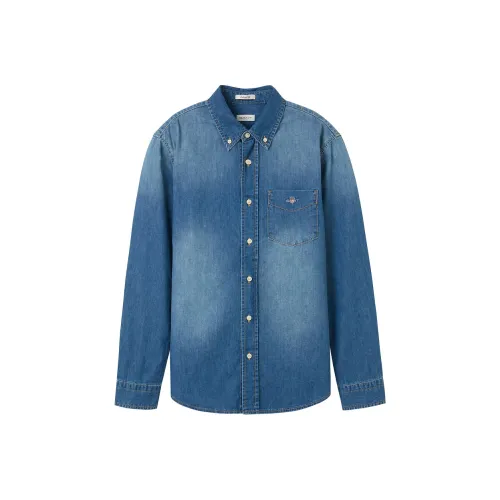 GANT 407 Синий Мужская Рубашка