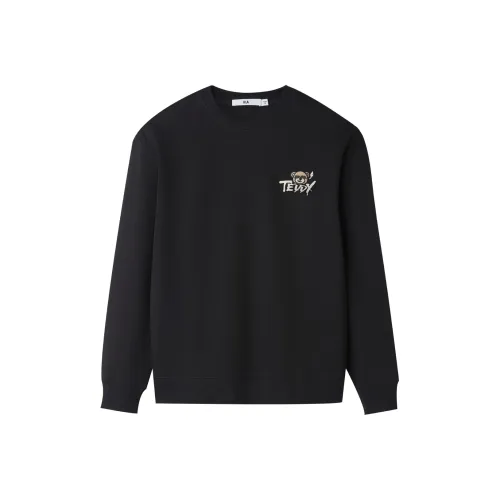 HLA Черный узор F1 Мужские свитшоты