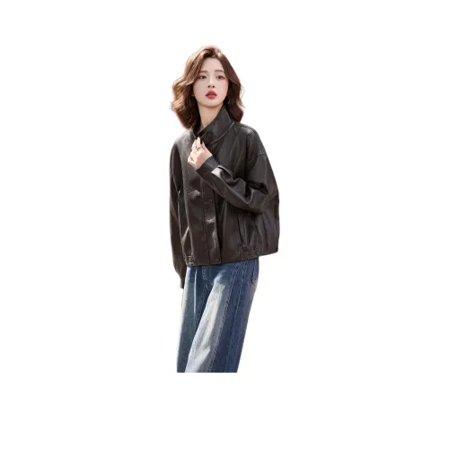 PIERRE CARDIN Кожа Куртка Женская