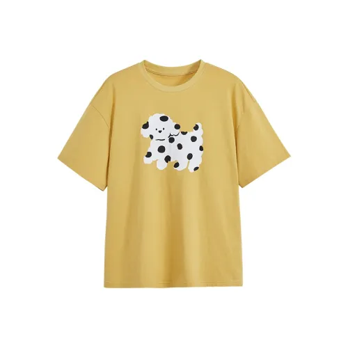 KUOSE Желтые Женские T-рубашки