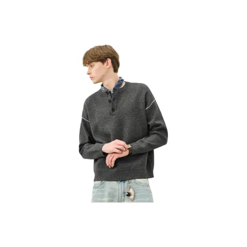 714STREET Серый Унисекс Свитеры