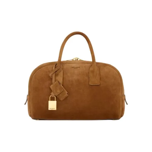 SAINT LAURENT SAC DE JOUR Замшевая сумка Маленькая Женская Коричневая