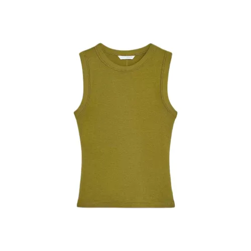 ZARA Оливково-зеленые Женские T-рубашки