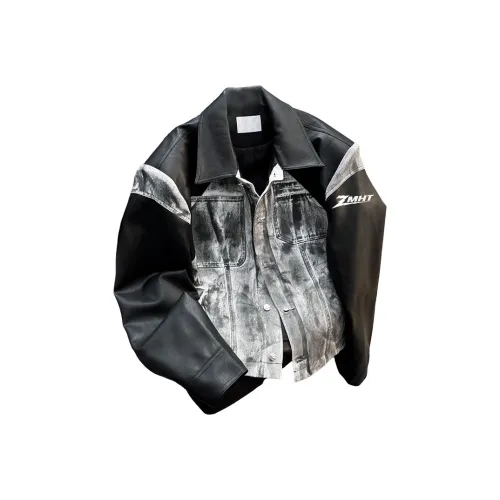 ZMHT Унисекс Кожаные куртки