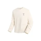 [100% cotton, длинные рукава] Светлый бежевый (Tb, выдвижной, линия, буква, логотип на груди)