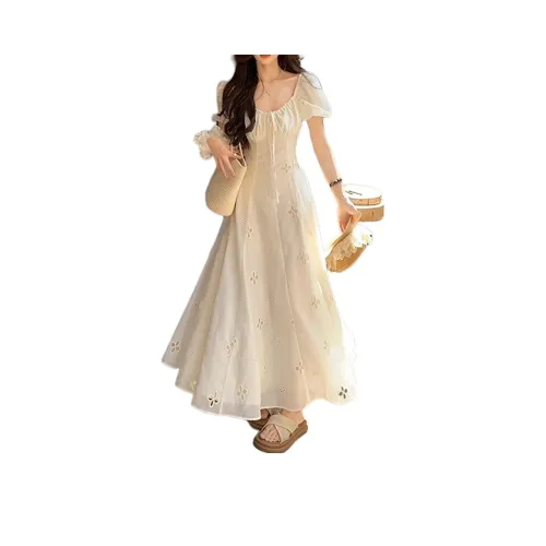 SRCG Короткий рукав Платье Женское