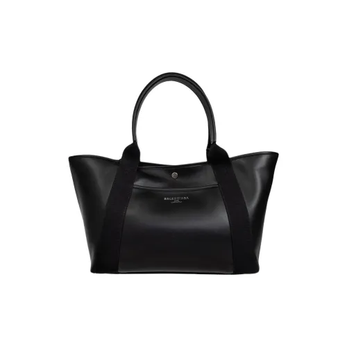 Balenciaga Телячья кожа Тоут Сумка Сумка для покупок Сумка среднего размера Женская Черная