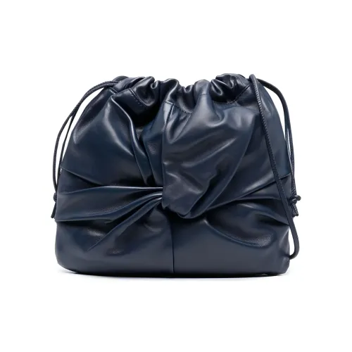 Hereu Lambskin Сумки-ведра Сумки через плечо Сумка на плечо Женская Синяя