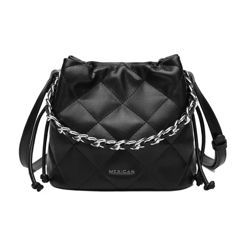 MEXICAN Корова Кожа с Синтетической Кожей Ведрообразная Сумка Через плечо Одно плечо Сумка Обычная Женская Многоцветная