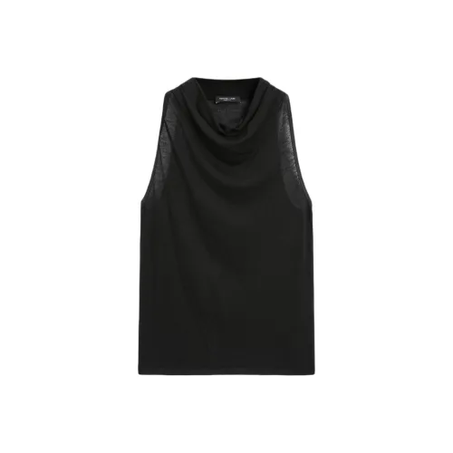 Massimo Dutti Черные Женские T-рубашки