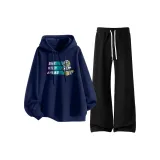 Темно-синий (MB Bus Бег) + Черный (Однотонный)