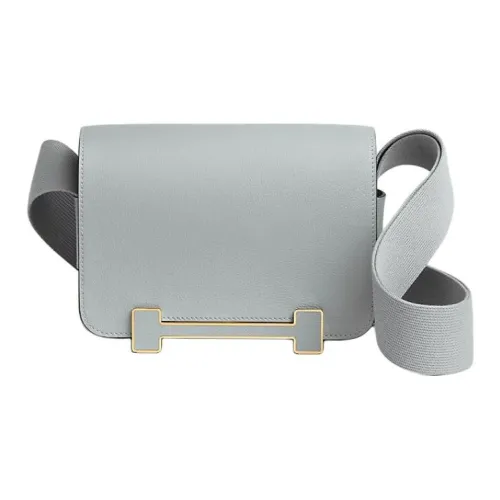 HERMES Hermès Evercolor Телячья кожа Сумка через плечо Сумка на плечо Женская Ледниково-голубая