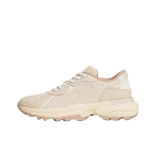 Tommy Hilfiger TH Monogram Низкий Топ Повседневная Обувь Женская Бежевая