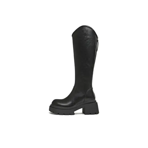 teenmix Рыцарство Колено Высокие сапоги 7,5 см Женские