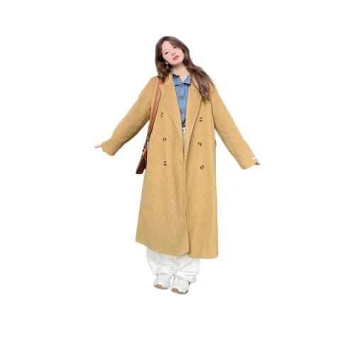 MEXICAN Желтое Женское Пальто