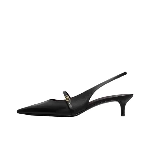 Tory Burch Узкий каблук Высокие каблуки 4,5 см Женские Черный