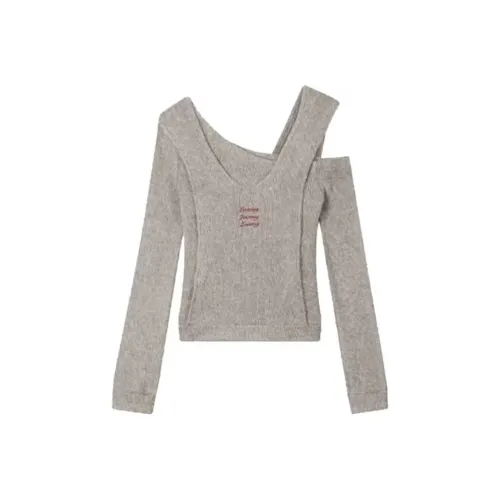 KYKW Серый Женский Трикотаж